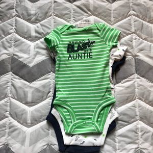 Carters-3 pack onesies